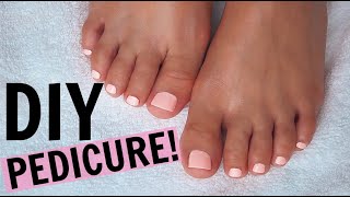 StepByStep Pedicure at HOME  SAVE TIME [upl. by Benedick579]