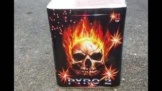 Pyro 2 16 shots Salute Cake Pyrostar Oud en Nieuw 20162017 Xtremepyro [upl. by Sldney]