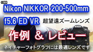 4 【 ニコン 200500mm f56 超望遠ズームレンズ 】 レンズレビュー（作例含む） [upl. by Latham]