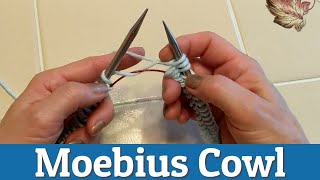 Moebius Cast On and Begin Knitting Your Moebius Cowl [upl. by Nnylimaj]