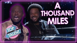 Hilarious A Thousand Miles Performance By Terry Crews And Craig Robinson On Americas Got Talent [upl. by Etnoved]