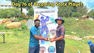 Day 76 of Becoming State Player  Cricket Life With SATYAM Dev [upl. by Anihtyc]