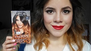 DIY Cómo aclarar tu Cabello en Casa How to Mechas DegradadasOmbre hair  Lizy P [upl. by Enetsirk]