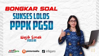 PREDIKSI SOAL PPPK GURU KELAS PGSD 2024 pppk2024 pppk pppkguru [upl. by Lukin641]