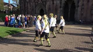 Leek Morris dance quotBean Settingquot at Lichfield Festival of Folk  L2F [upl. by Isnyl]