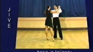 Jive dance steps 01 Basic in fallaway [upl. by Paten]