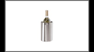 Oggi Double Wall Stainless Wine Cooler Review [upl. by Myron]