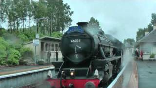 Jacobite 45231 The Sherwood Forester at Glenfinnan [upl. by Hannavas]