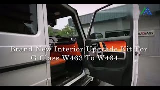 Elevate Your GClass W463 to W464 Interior Upgrade Kit [upl. by Cand]