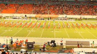 FAMU Marching 100 halftime vs UM 2014 [upl. by Adrial853]