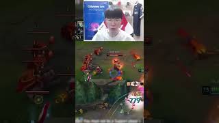 Proview T1 Faker leagueoflegends faker highlights gaming lolhighlightsshorts [upl. by Ayetal]