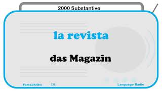 Spanische Substantive 700  800 [upl. by Elvyn]