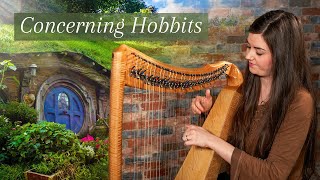 Concerning Hobbits Celtic Harp Lord of the Rings [upl. by Lledrev]