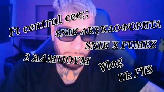 SNIK  ΑΚΥΚΛΟΦΌΡΗΤΑ FT UKFUMEZVLOG2 ALBUMFT CENTRAL CEE [upl. by Nivlak]