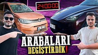 ARABALARI DEĞİŞTİRDİK  CADDY vs TESLA [upl. by Bilat468]