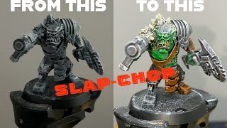 Slapchop Painting Technique for Speedpainting Miniatures FAST [upl. by Alyk]