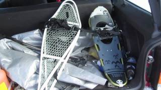 US Military magnesium amp Tubbs Xplore snowshoes [upl. by Howarth535]