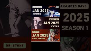 TOP 3 UPCOMING ANIME RELEASE 2025 shorts anime 2025 [upl. by Suravart]