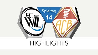 Highlights FC Wil 1900  AC Bellinzona [upl. by Aihtenak]