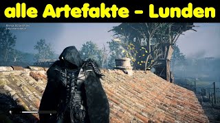 Assassins Creed Valhalla alle Artefakte Lunden  Location artifacts deutsch german PS4 Collectibles [upl. by Schear188]