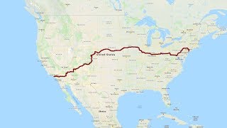 California to New York A Complete Road Trip [upl. by Oilla]