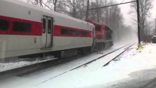 Metro North at Branchville CT [upl. by Dunkin]