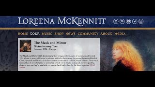 Robert Brian  Loreena McKennitt The Mask and Mirror 30th Anniversary Tour [upl. by Huskamp]