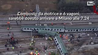 Treno deragliato a Pioltello la videoricostruzione dellincidente [upl. by Raphael]