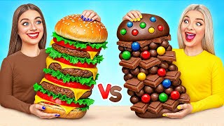 Défi Chocolat vs Réalité Nourriture  Astuces de Cuisine Amusantes par Choco DO [upl. by Acinna669]