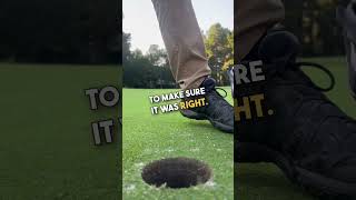 Groundskeeper Creates New Golf Course Hole with Precision ⛳️ 🙌 [upl. by Won]