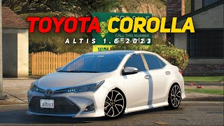 TOYOTA COROLLA ALTIS 16  DOWNLOAD LINK  GTA 5 MOD  PUNJABI BOYZ [upl. by Ellenrahs944]