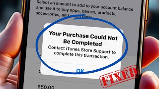 How To Fix Contact iTunes Store Support To Complete This Transaction  iphone  ios 18 [upl. by Repotsirhc]