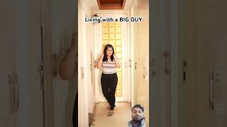 Tall boy amp Short girl living together😂🙌🏻 Sachin Mann Shorts🔥SachinMann viralboy comedy funny [upl. by Annavoj306]