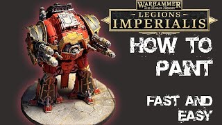 How to Paint a Legion Imperialis Acastus Knights Porphyrion FAST and EASY [upl. by Pravit]