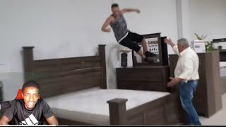 DESTROYING Furniture Store Prank Reaction [upl. by Etiuqal540]