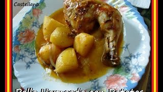 POLLO HORNEADO CON PAPAS receta fácil [upl. by Nnayllehs486]