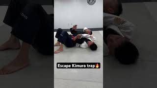 BJJ escape kimura trap with Professor Mike Chu [upl. by Groves]