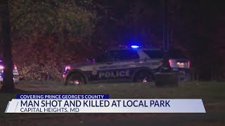 Man shot killed at Prince Georges County park [upl. by Klarika]