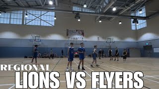 LIONS VS FLYERS Regional [upl. by Eniretak929]