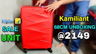 Kamiliant 68CM Trolley Bag UNBOXING  by American Tourister  flipkart sale unit  2149 [upl. by Pearl]