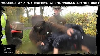 Violence and fox hunting at the Worcestershire Hunt [upl. by Idden]