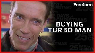 Howard Struggles to Buy Turbo Man  Jingle All the Way  Freeform [upl. by Annahsat421]