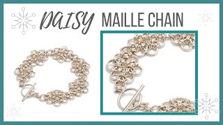 Daisy Maille Chain  Beaducationcom [upl. by Eidod]