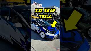 2JZ Swapped Tesla Model 3 [upl. by Notnarb]