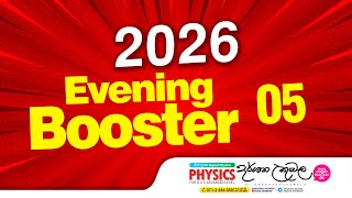 2026 Evening Booster 5  Dr Darshana Ukuwela  Physics [upl. by Ijuy]