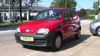 Fiat Seicento 2009 rot wwwautohausbizcar5 [upl. by Pinkham]