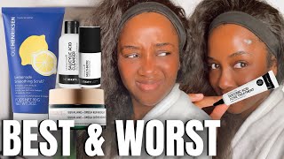 BEST amp WORST Skincare I Tried in Jan The Inkey List Biossance amp More [upl. by Akehs866]