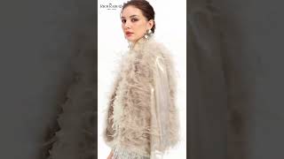 Luxurious Ostrich Feather Vest [upl. by Aitel]