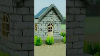 Construct a charming mini house using sturdy granite blocks vfuho diy house miniature [upl. by Gut]