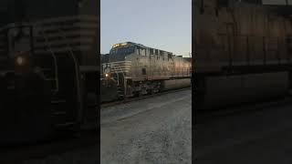 Gainesville Ga Norfolk Southern northbound mixed freight [upl. by Wsan752]